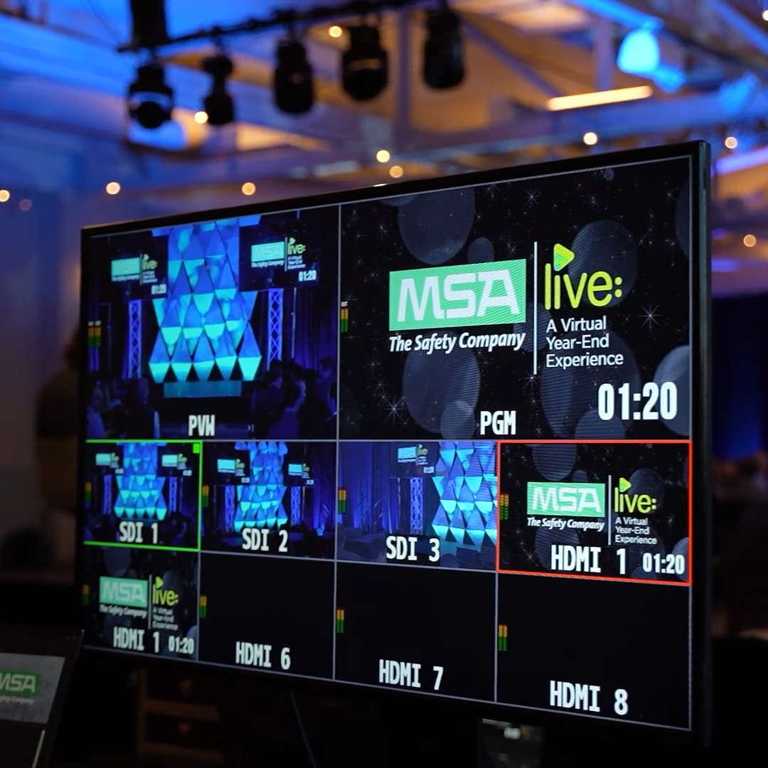 Live video production